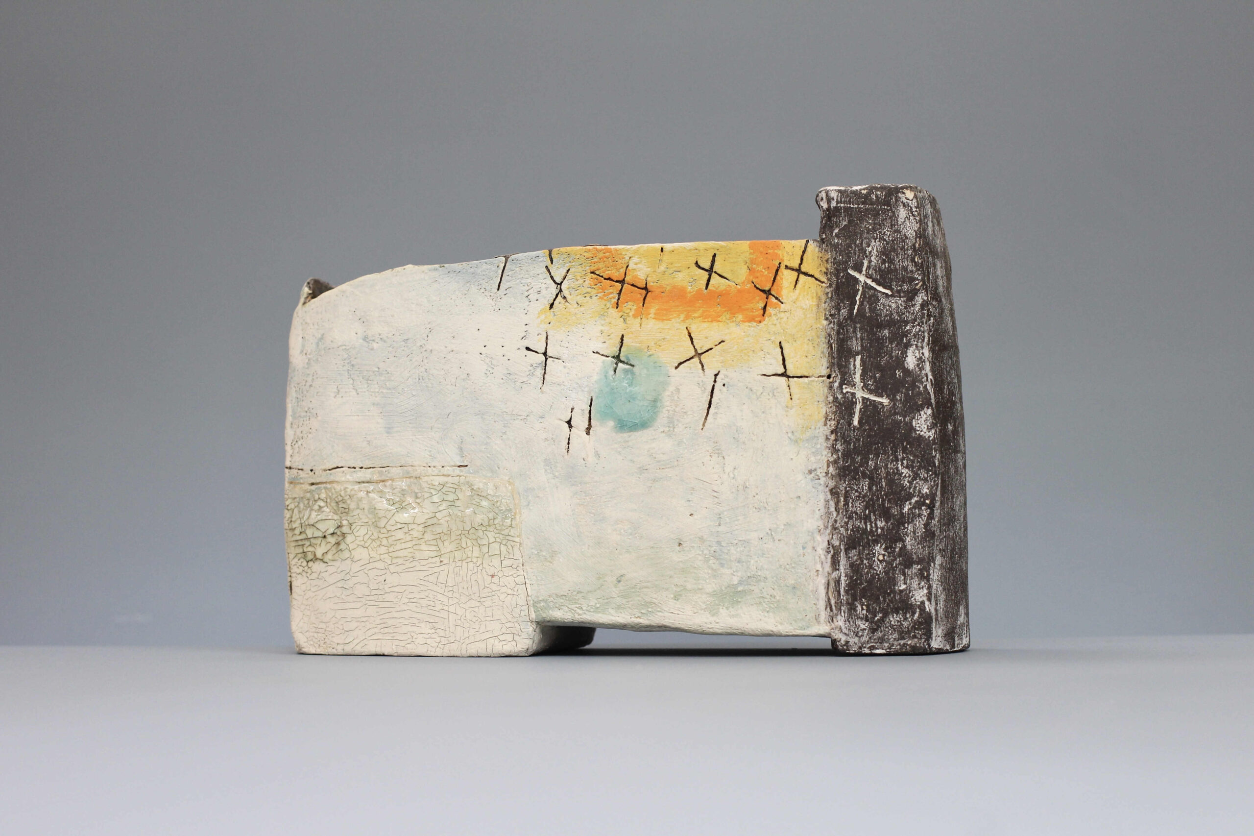 Ceramic abstract landscape